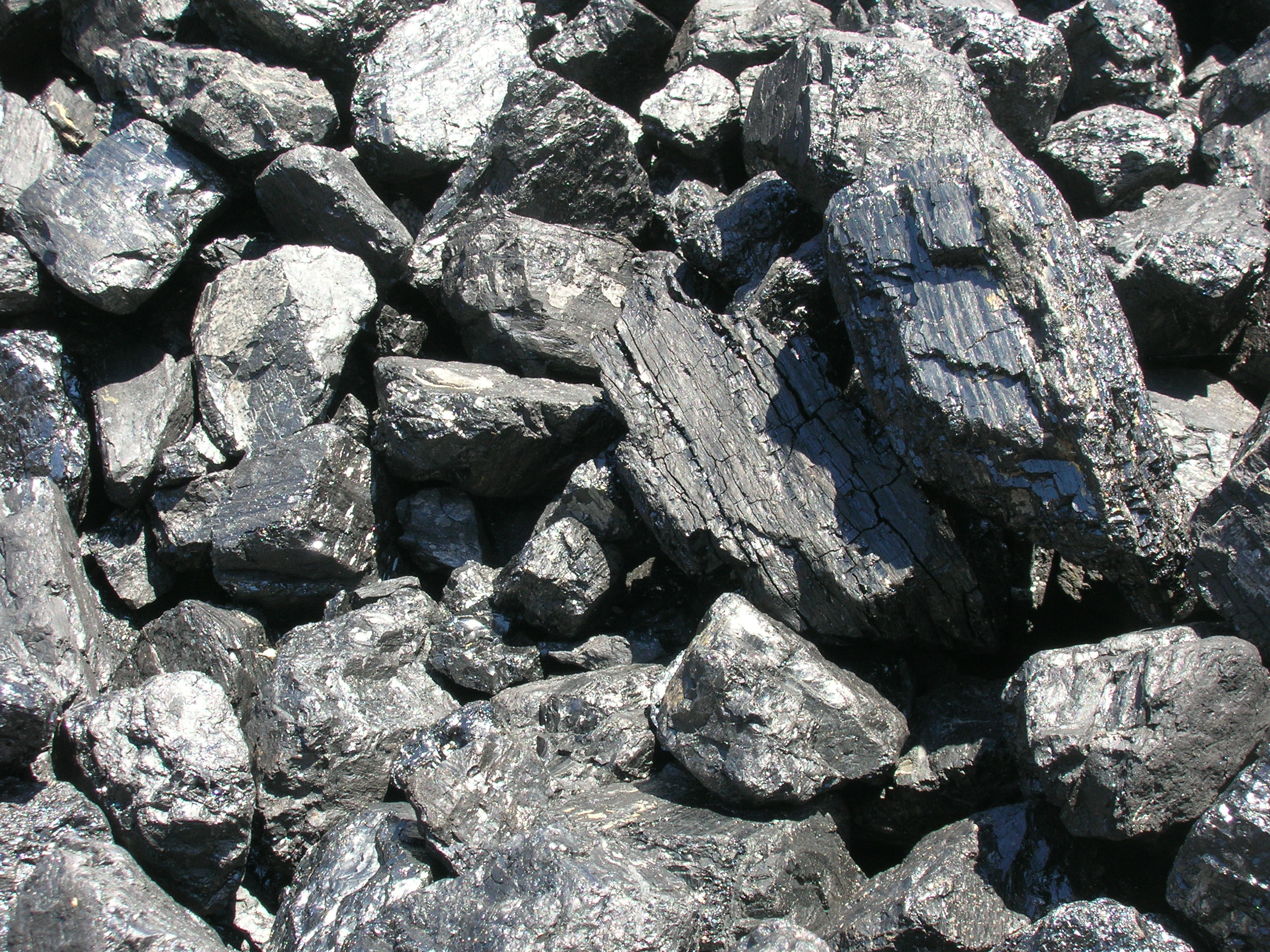 This coal had been stored underground, along with oil and natural gas. Pulling it up and burning it releases CO<small>2</small> we need to get back underground.