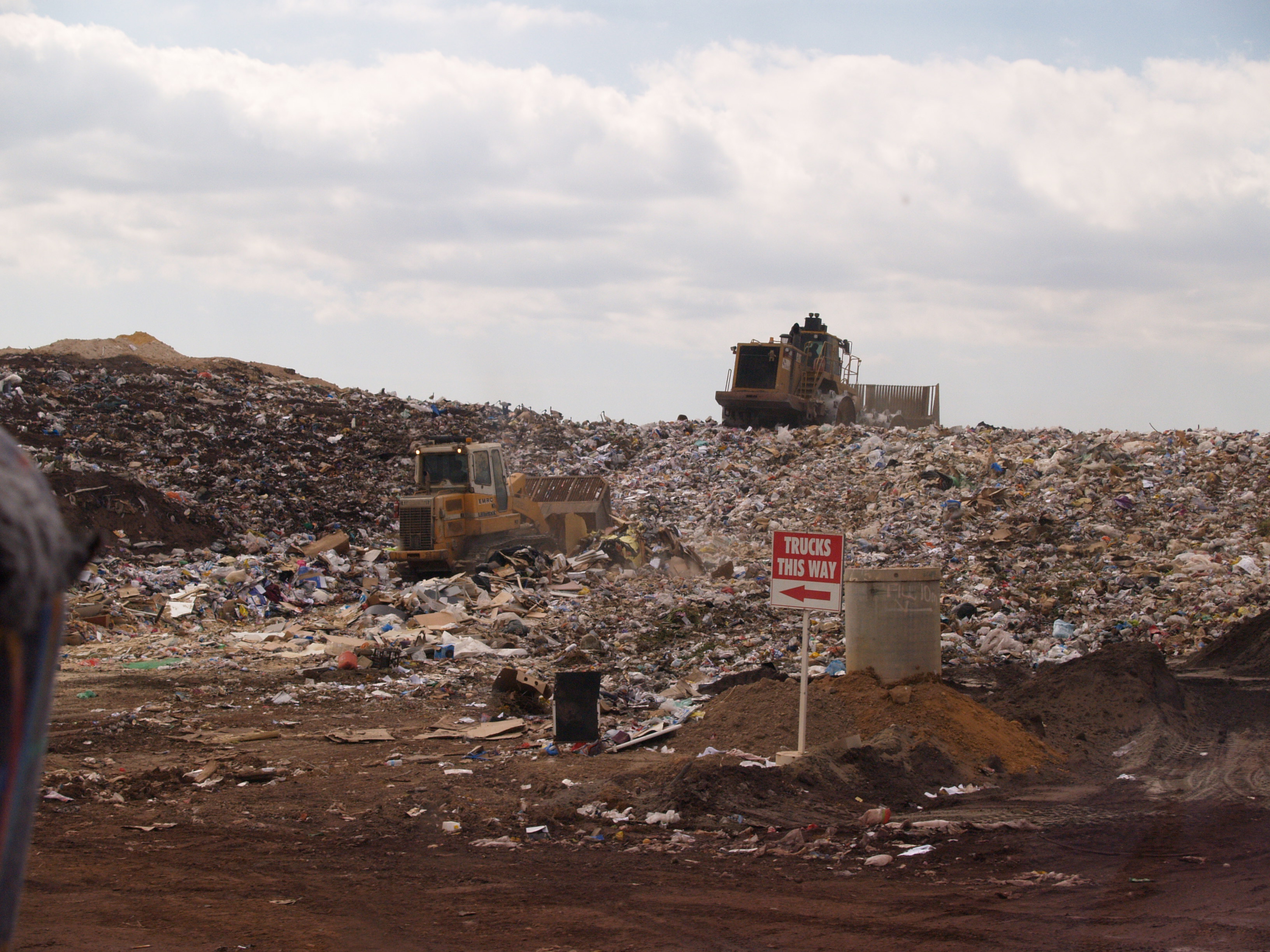 We need to have fewer things end up in the landfill by recycling and composting more and by consuming fewer things.